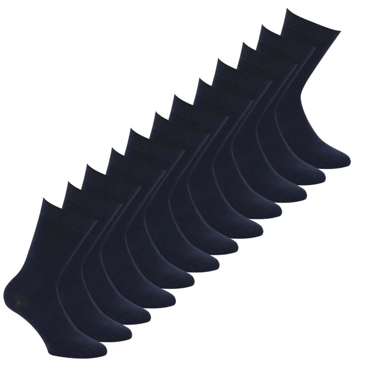 Bamboe sokken 12-pack in antraciet, gemaakt van bamboevezel voor comfort en ademend vermogen.