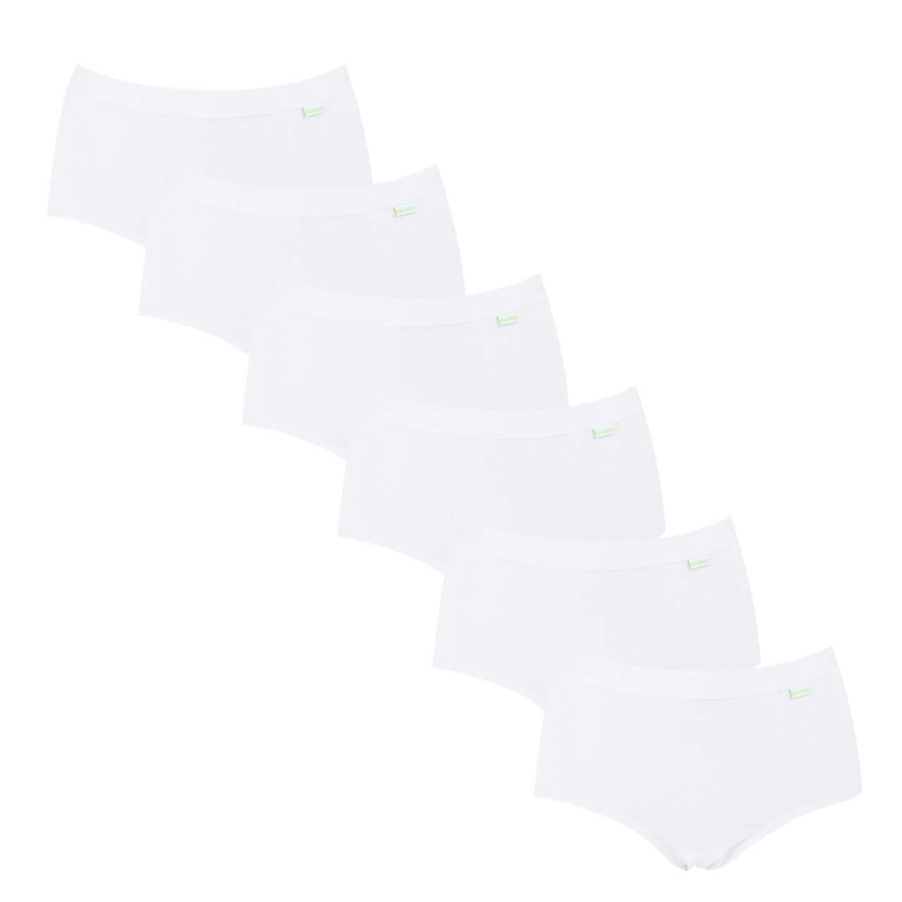 Classic Slip 6-Pack in white, made of soft bamboo fabric for comfort and breathability.