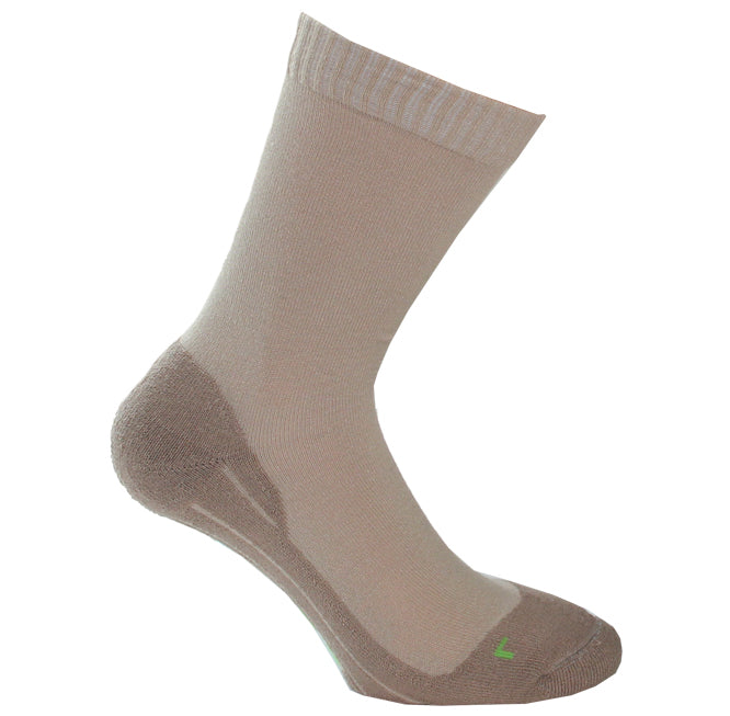 ademende en duurzame wandelsokken in beige