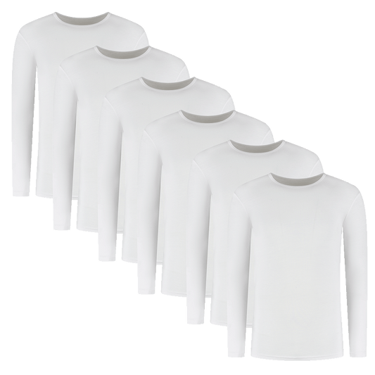 Lange Mouwen Shirt 6-Pack
