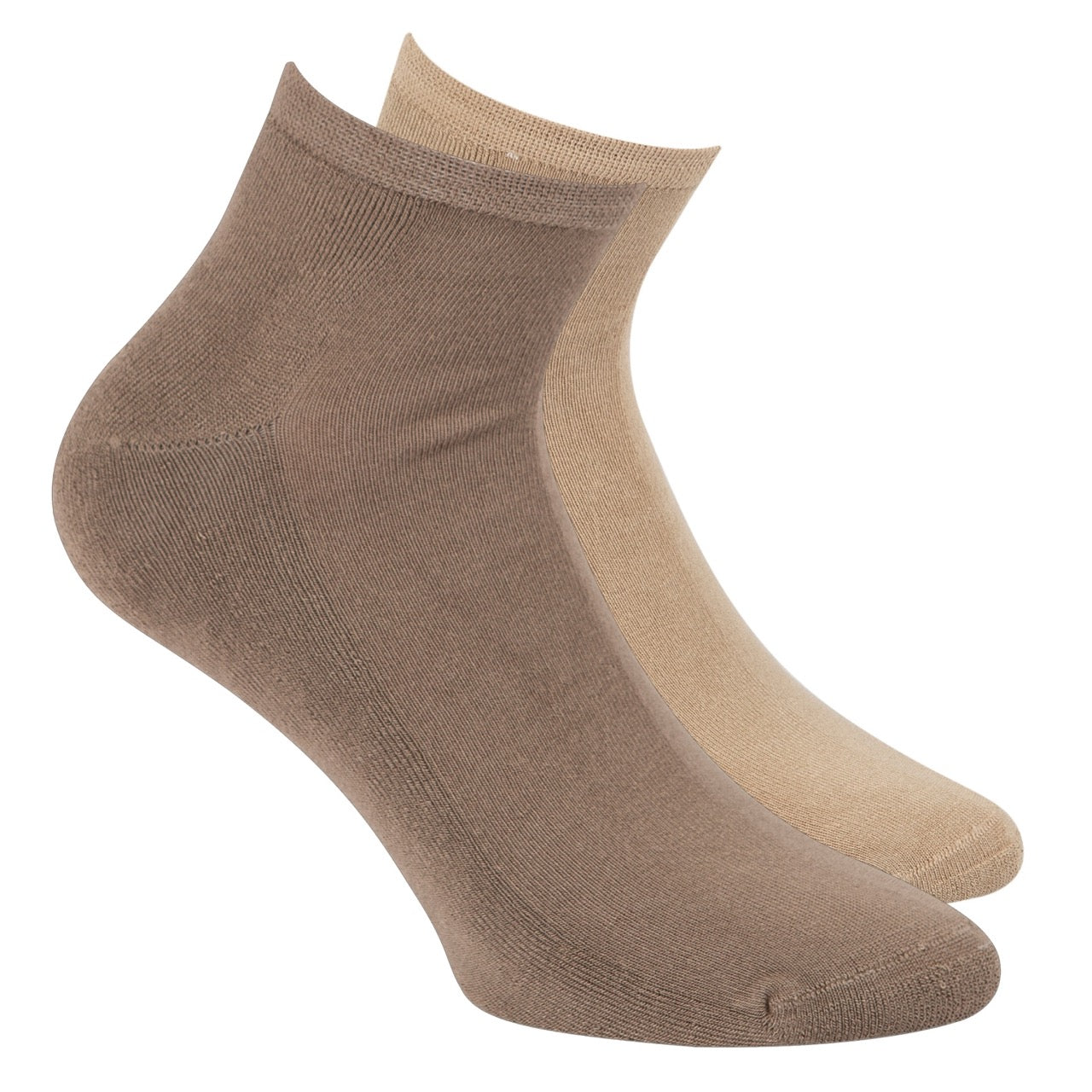 Quartersokken met Badstof Voetbed 2-Pack