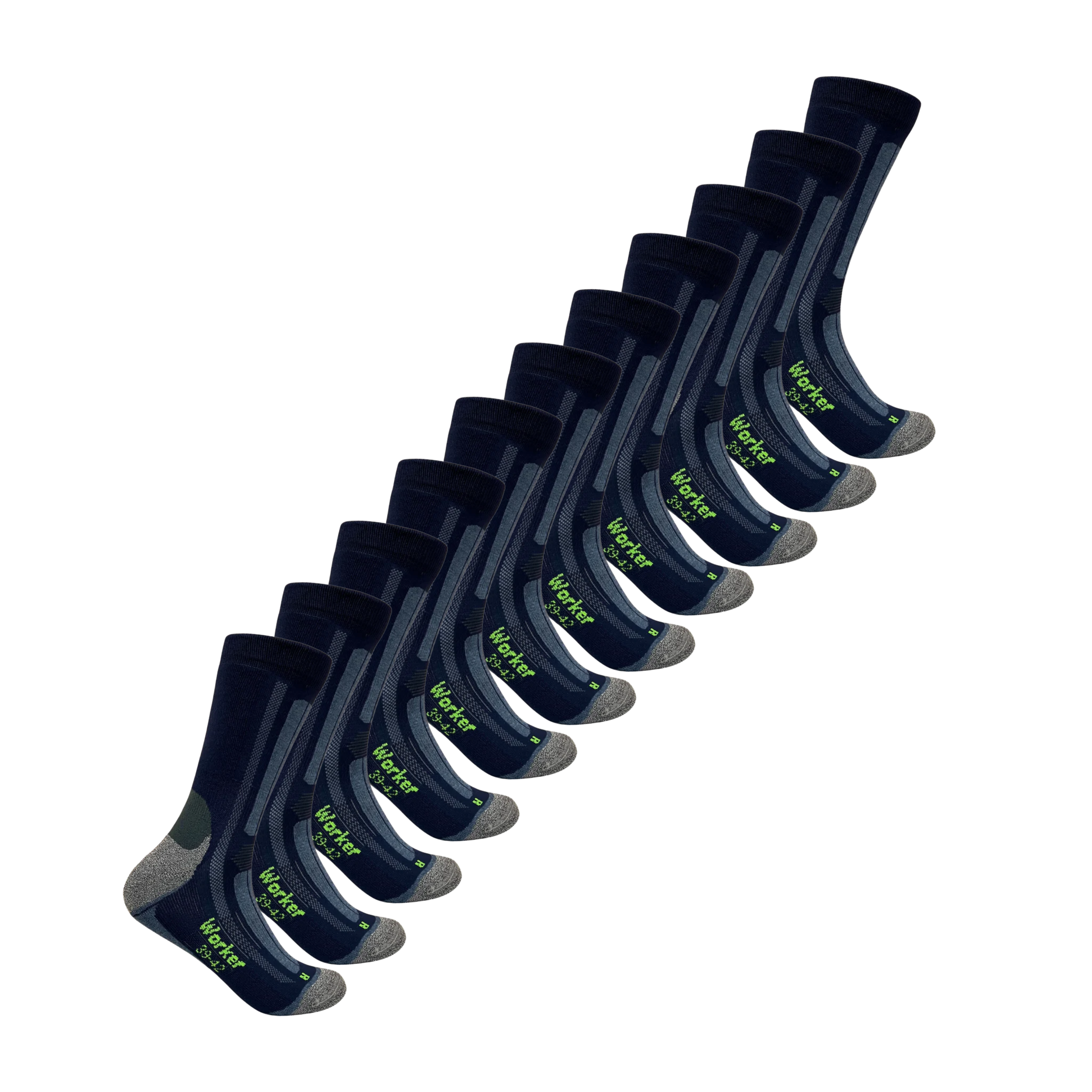 Bamboe Werksokken 12-Pack