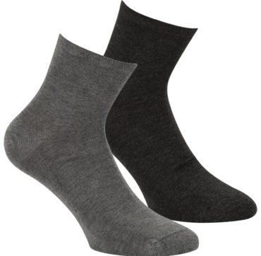 Boru Bamboo Biker Sokken met badstof voetbed 2-Pak - Afbeelding 4