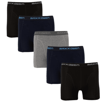 Boru Bamboo Boxershort 5-Pack Zwart