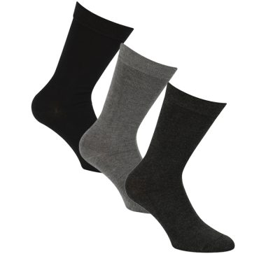 Boru Bamboo Sokken 3-Pack Assortiment Zwart