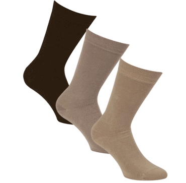 Boru Bamboo Sokken 3-Pack Assortiment Beige
