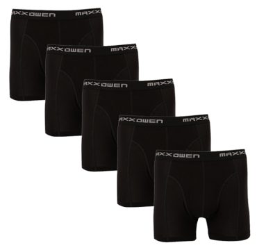 Boru Bamboo Boxershort Zwart 5-Pack